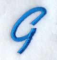 City Script Letter G (3 Inch)
