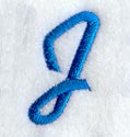 City Script Letter J (3 Inch)