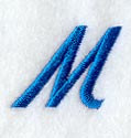 City Script Letter M (3 Inch)