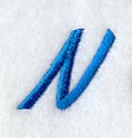 City Script Letter N (3 Inch)