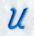City Script Letter U (3 Inch)
