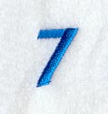 City Script Number 7 (3 Inch)