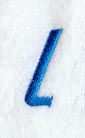 City Script Lower Case Letter l (3 Inch)