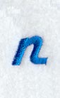 City Script Lower Case Letter n (3 Inch)