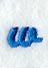 City Script Lower Case Letter w (3 Inch)