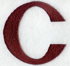 Columbo Letter C (3 Inch)