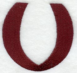 Columbo Letter U (3 Inch)