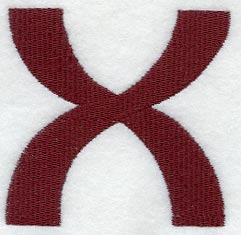 Columbo Letter X (3 Inch)