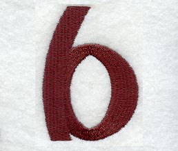 Columbo Lower Case Letter b (3 Inch)