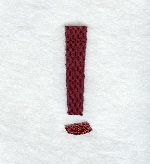 Columbo Exclamation Point (3 Inch)