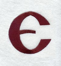Columbo Letter E (3 Inch)