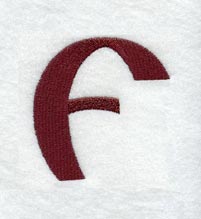 Columbo Letter F (3 Inch)