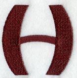 Columbo Letter H (3 Inch)