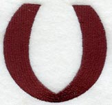 Columbo Letter U (3 Inch)