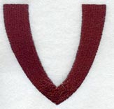 Columbo Letter V (3 Inch)