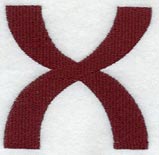 Columbo Letter X (3 Inch)