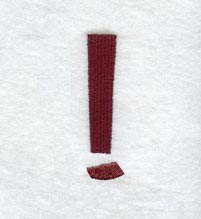 Columbo Exclamation Point (3 Inch)