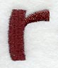 Columbo Lower Case Letter r (3 Inch)