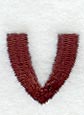 Columbo Lower Case Letter v (3 Inch)