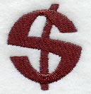 Columbo Dollar Sign (3 Inch)