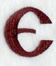 Columbo Letter E (3 Inch)