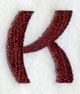 Columbo Letter K (3 Inch)