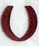 Columbo Letter U (3 Inch)