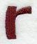 Columbo Lower Case Letter r (3 Inch)