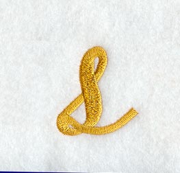 Curly Script Lower Case Letter s (3 Inch)