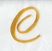 Curly Script Letter C (3 Inch)