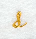 Curly Script Lower Case Letter s (3 Inch)