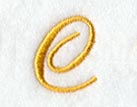 Curly Script Letter C (3 Inch)