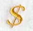 Curly Script Dollar Sign (3 Inch)