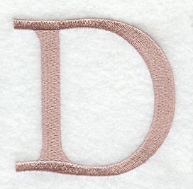 Dauphin Letter D (3 Inch)