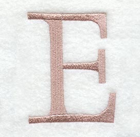 Dauphin Letter E (3 Inch)