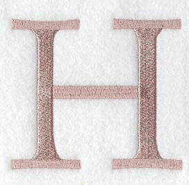 Dauphin Letter H (3 Inch)