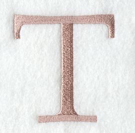 Dauphin Letter T (3 Inch)