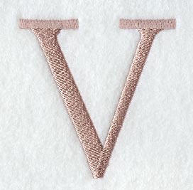 Dauphin Letter V (3 Inch)