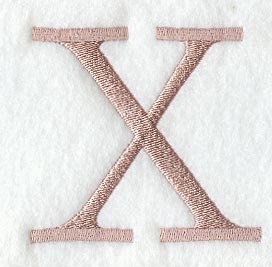 Dauphin Letter X (3 Inch)