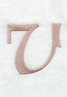 Dauphin Lower Case Letter v (3 Inch)
