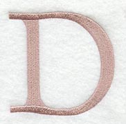 Dauphin Letter D (3 Inch)