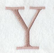 Dauphin Letter Y (3 Inch)