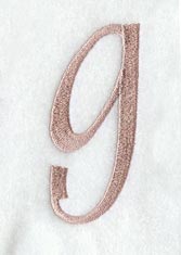 Dauphin Lower Case Letter g (3 Inch)