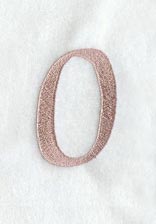 Dauphin Lower Case Letter o (3 Inch)
