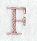 Dauphin Letter F (3 Inch)