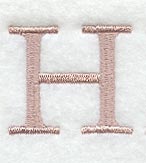 Dauphin Letter H (3 Inch)