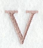 Dauphin Letter V (3 Inch)