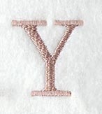 Dauphin Letter Y (3 Inch)