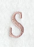 Dauphin Lower Case Letter s (3 Inch)