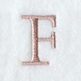 Dauphin Letter F (3 Inch)